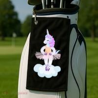 Ballet Dancer Unicorn Golf Towel thumb 2