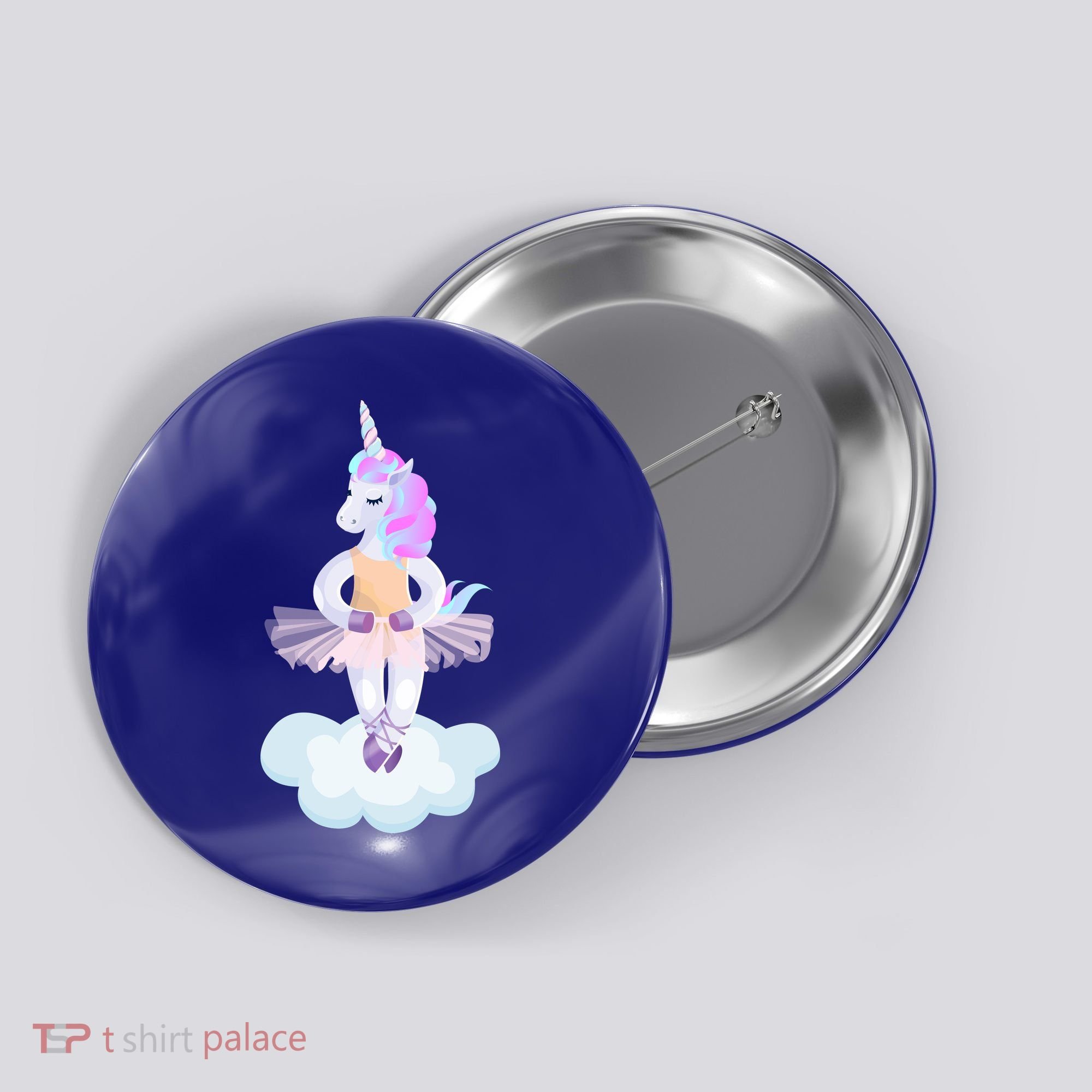 Ballet Dancer Unicorn Button