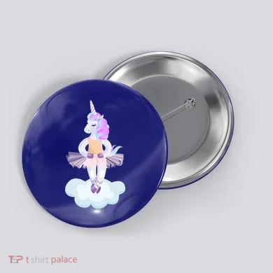 Ballet Dancer Unicorn Button