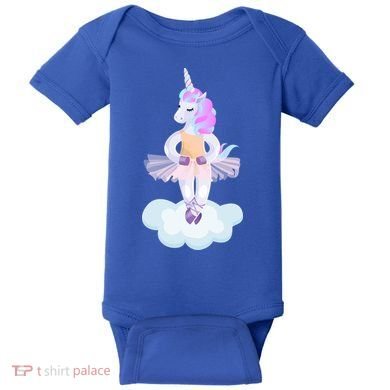 Ballet Dancer Unicorn Baby Bodysuit
