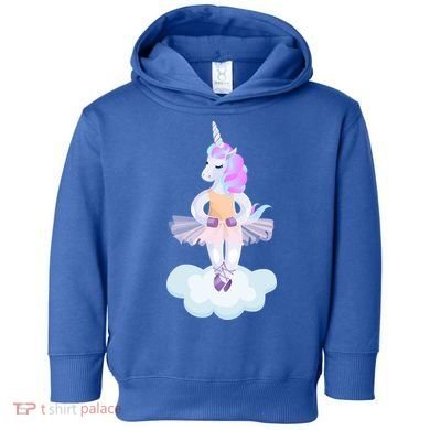 Ballet Dancer Unicorn Toddler Hoodie