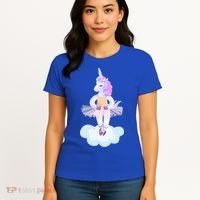 Ballet Dancer Unicorn Women's T-Shirt thumb 4