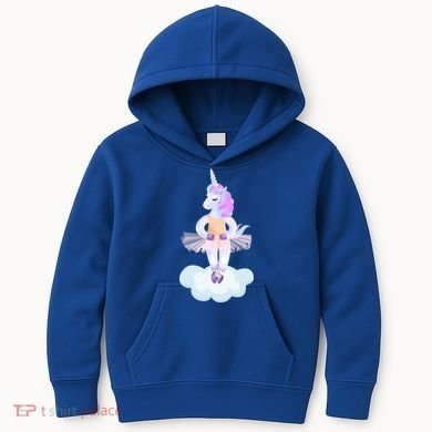 Ballet Dancer Unicorn Kids Hoodie