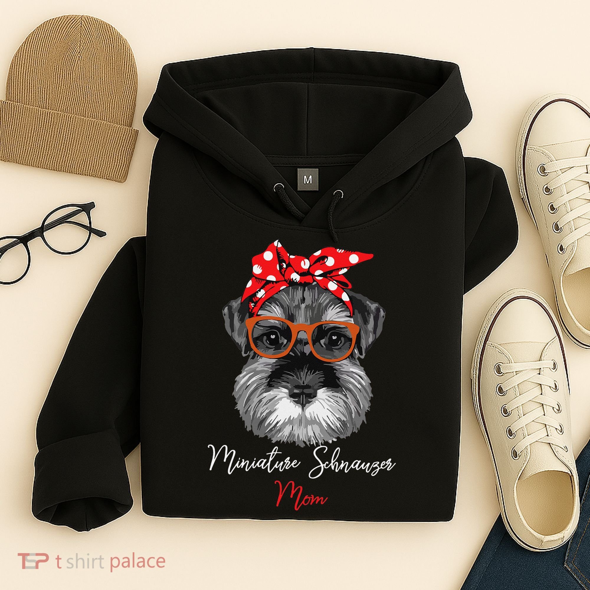 Birthday and Mother's day GiftMiniature Schnauzer Mom Hoodie