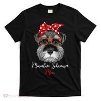 Birthday and Mother's day GiftMiniature Schnauzer Mom T-Shirt thumb 0