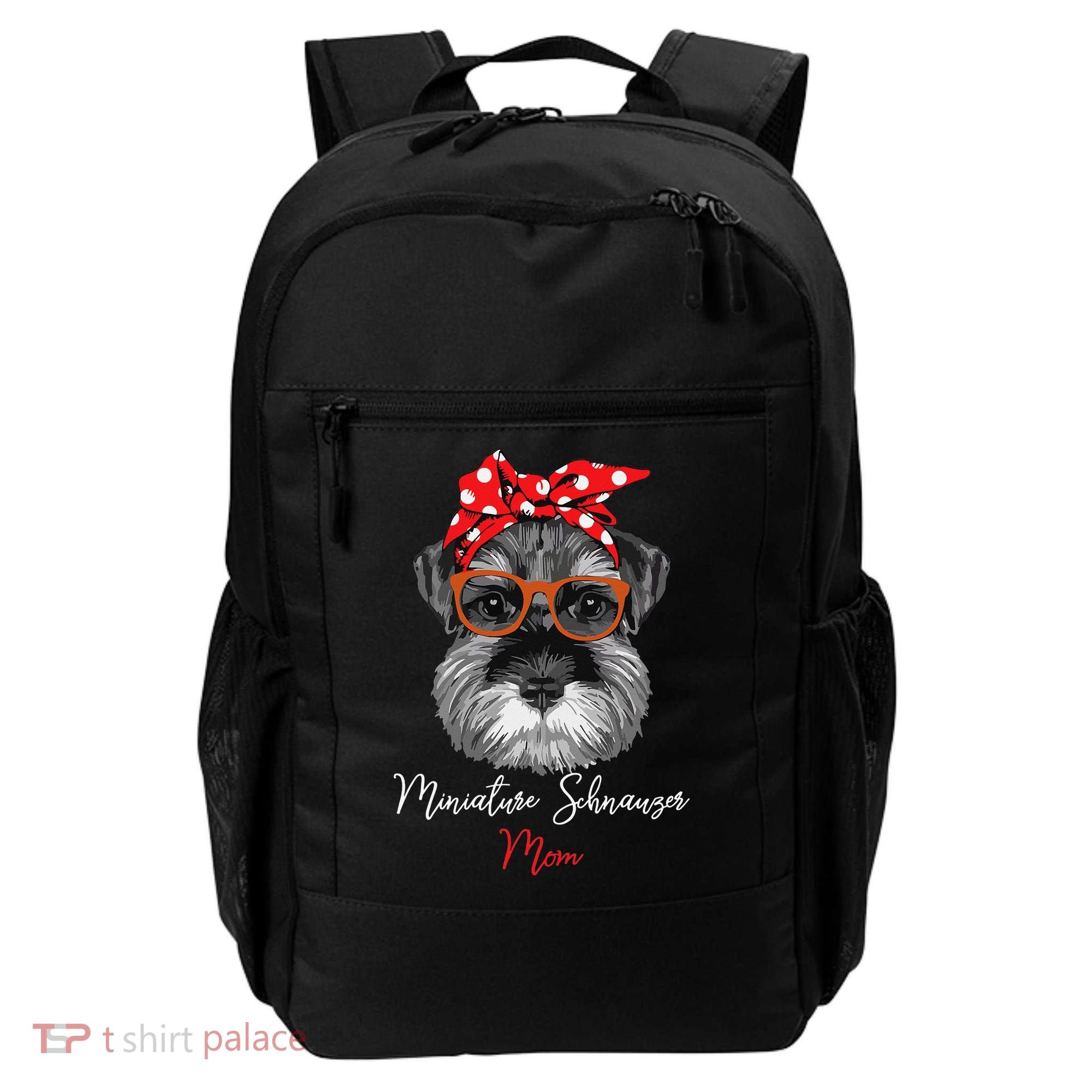 Birthday and Mother's day GiftMiniature Schnauzer Mom Backpack