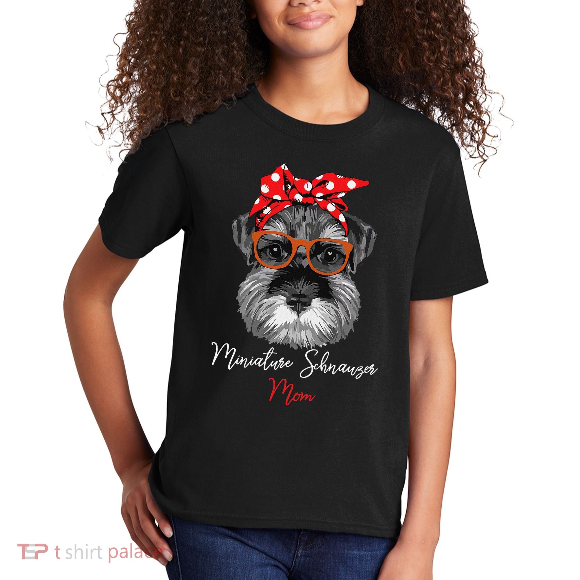 Birthday and Mother's day GiftMiniature Schnauzer Mom Kids T-Shirt