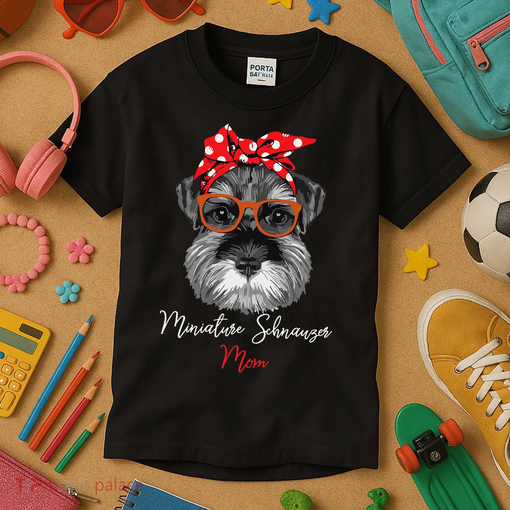 Birthday and Mother's day GiftMiniature Schnauzer Mom Kids T-Shirt
