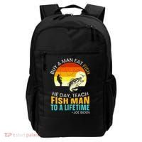 Buy A Man Eat Fish He Day Teach Fish Man To A Lifetime Backpack thumb 0