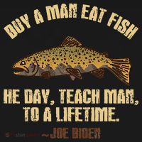 Buy A Man Eat Fish He Day Teach Man To A Lifetime Women's Hoodie thumb 2