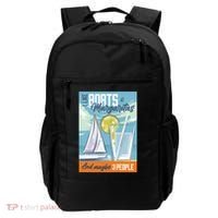 Boats And Margaritas Funny Backpack thumb 0