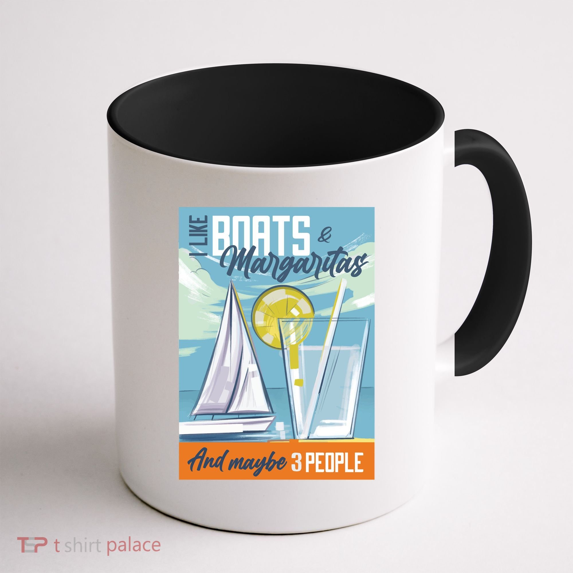 Boats And Margaritas Funny Coffee Mug