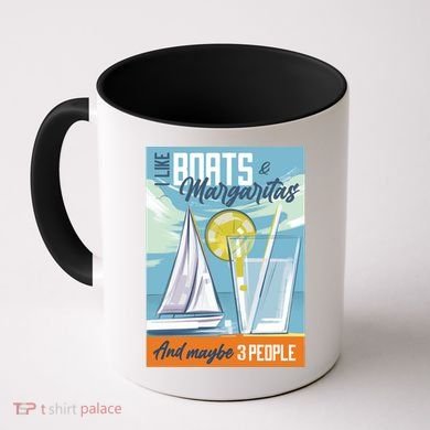 Boats And Margaritas Funny Coffee Mug