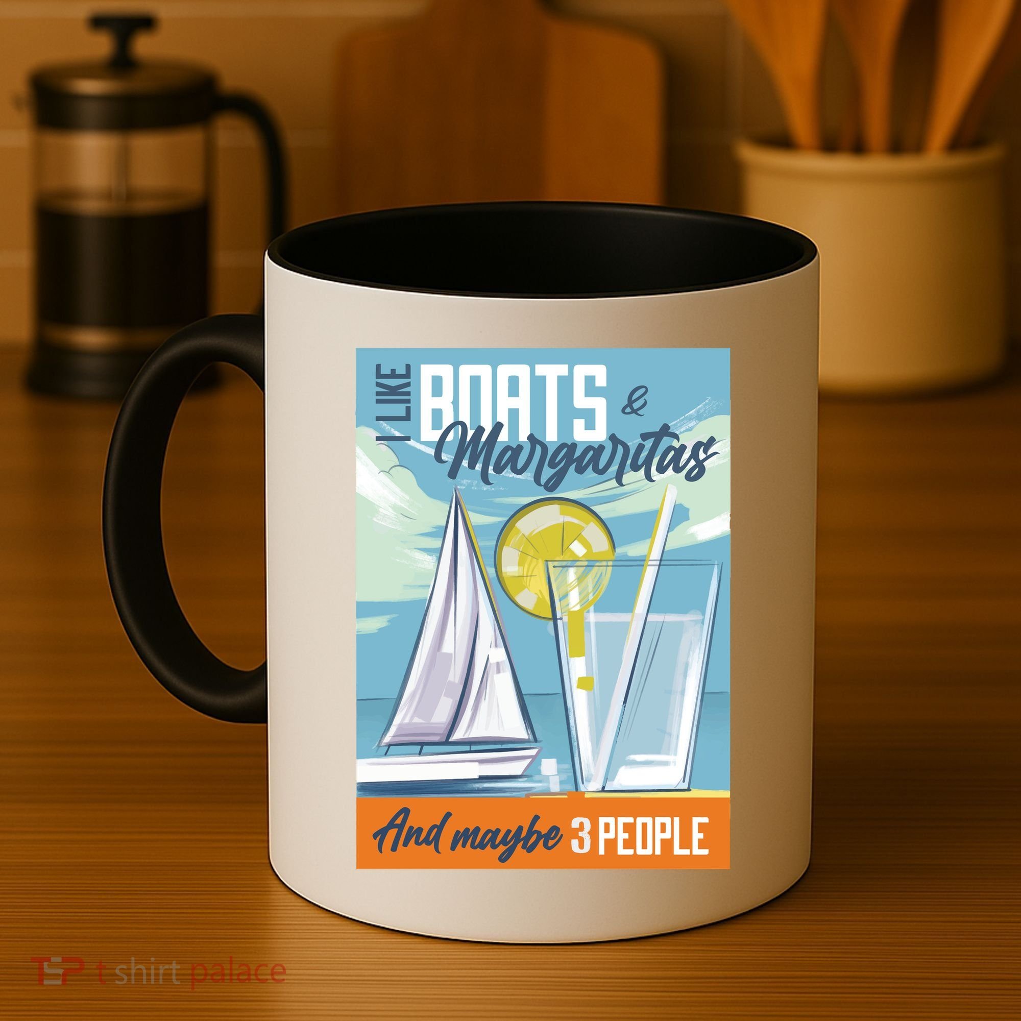 Boats And Margaritas Funny Coffee Mug