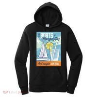 Boats And Margaritas Funny Women's Hoodie thumb 0