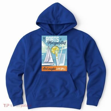Boats And Margaritas Funny Hoodie