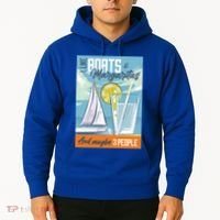 Boats And Margaritas Funny Hoodie thumb 2