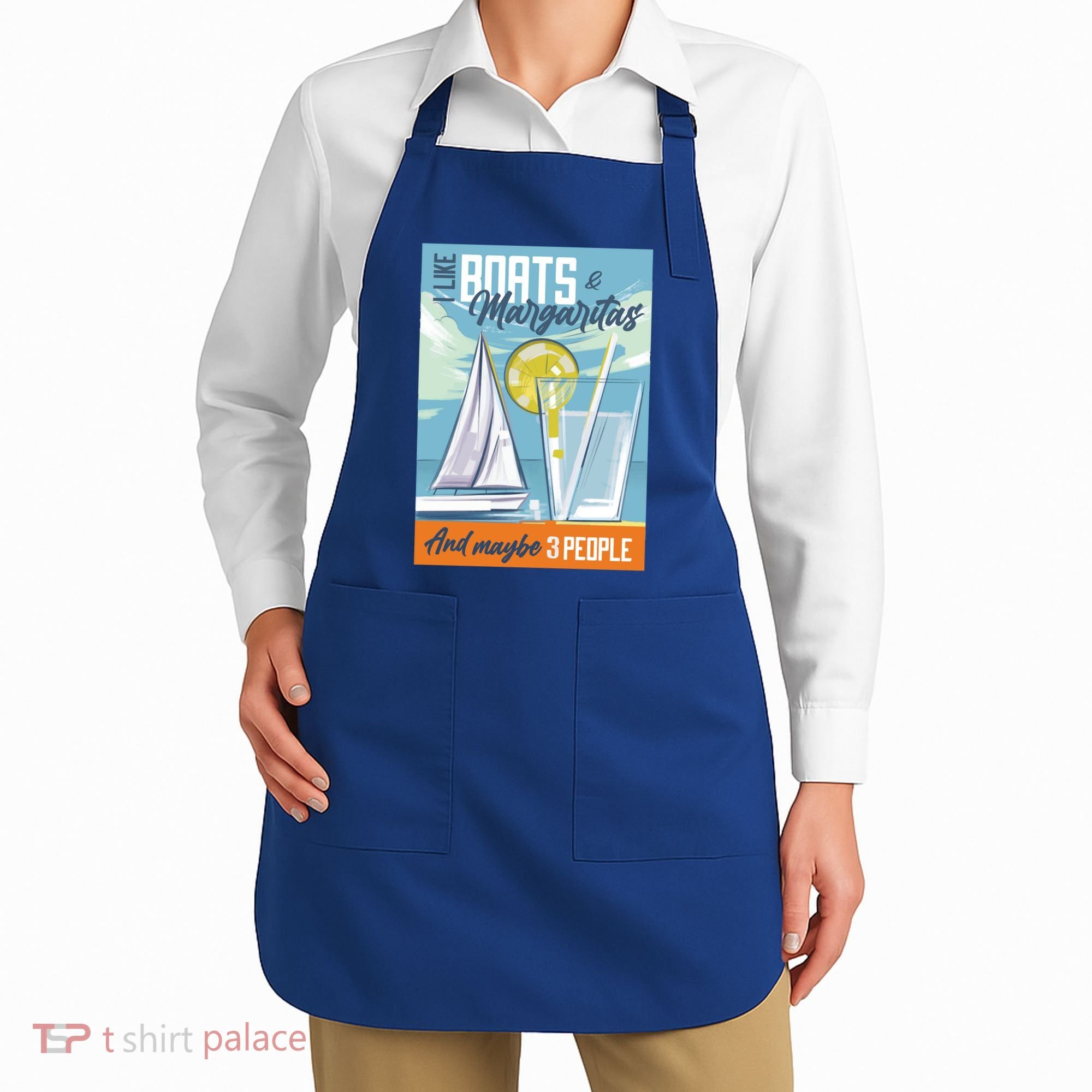 Boats And Margaritas Funny Apron