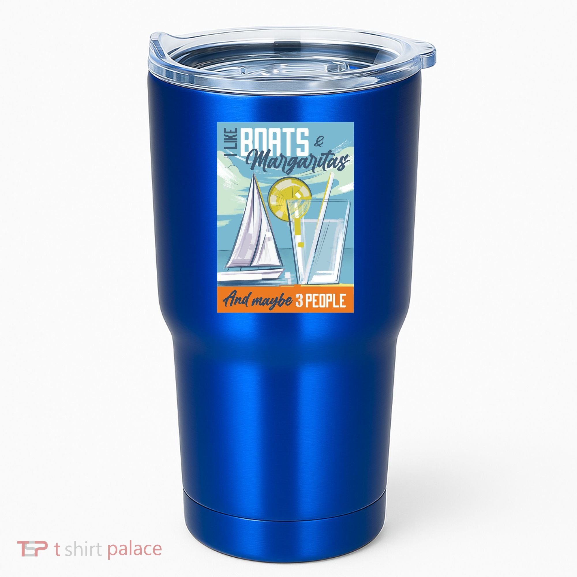 Boats And Margaritas Funny Tumbler