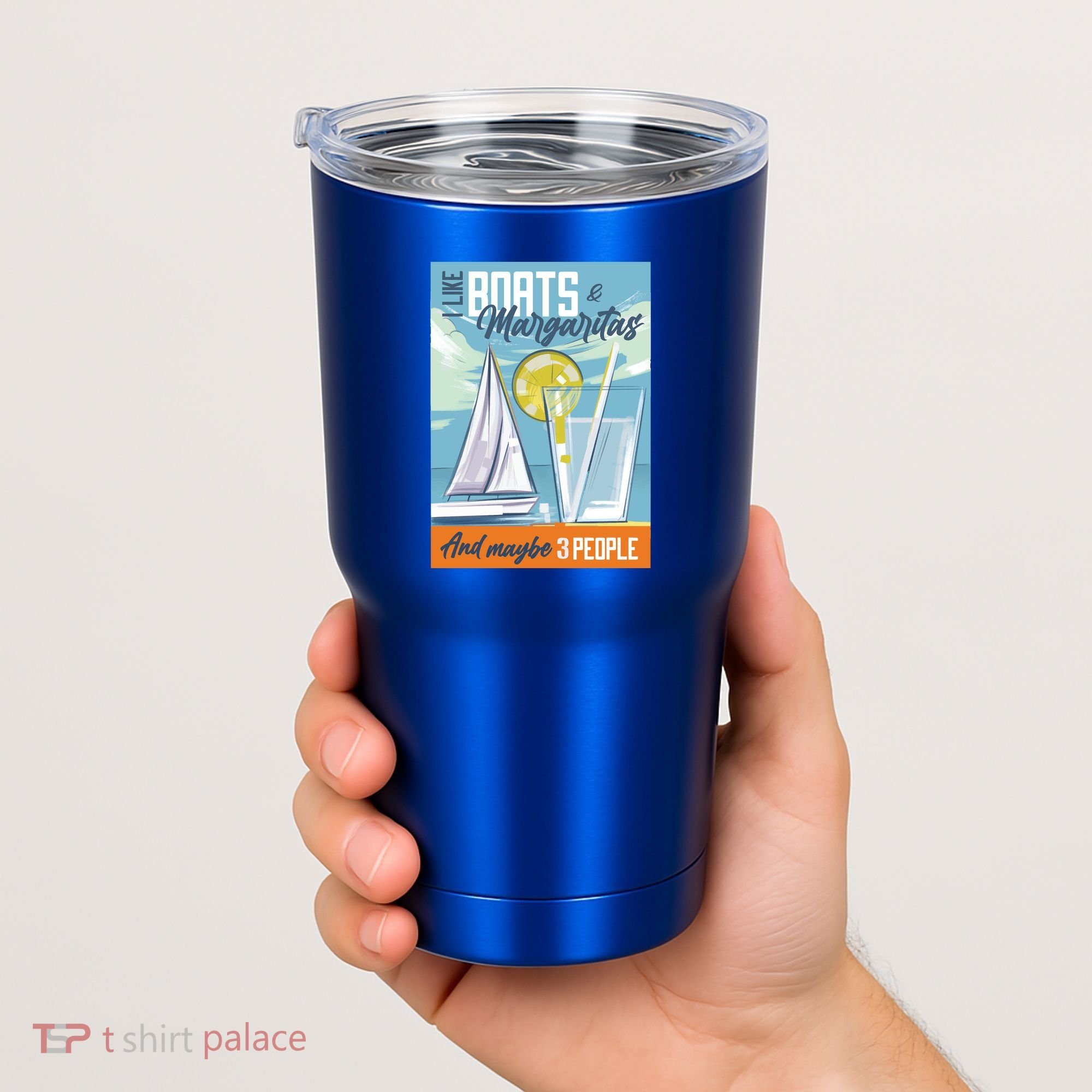 Boats And Margaritas Funny Tumbler