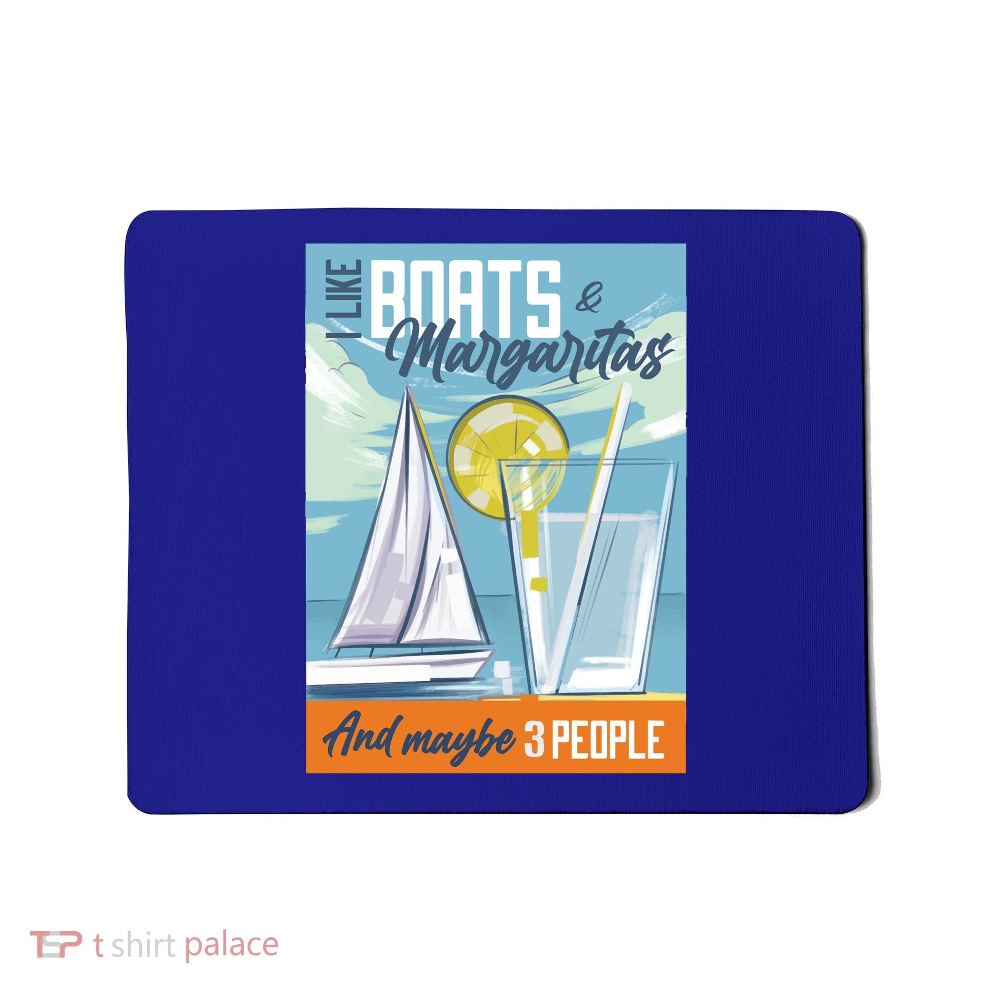 Boats And Margaritas Funny Mousepad