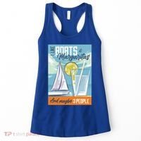 Boats And Margaritas Funny Women's Tank Top thumb 0