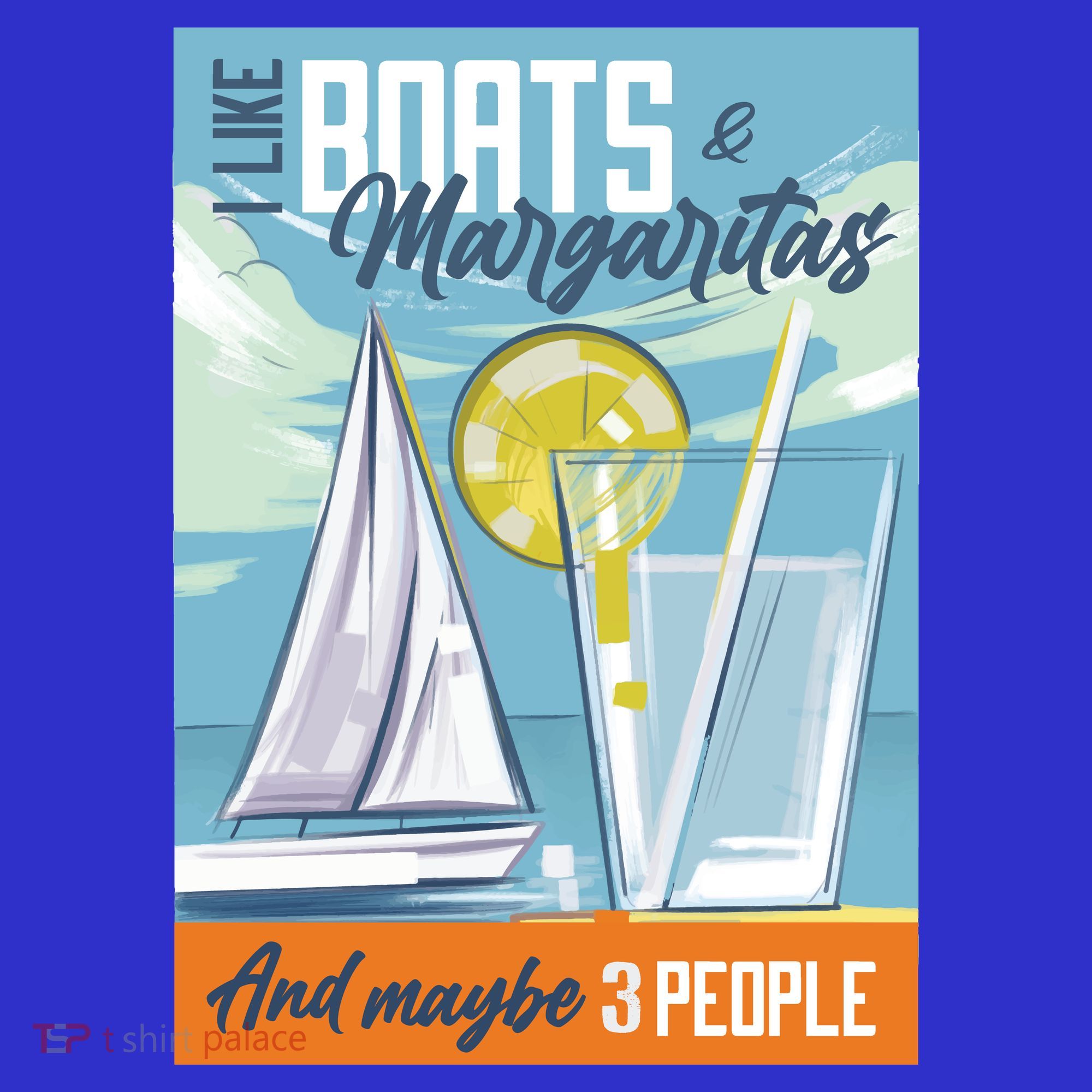 Boats And Margaritas Funny Women's Tank Top