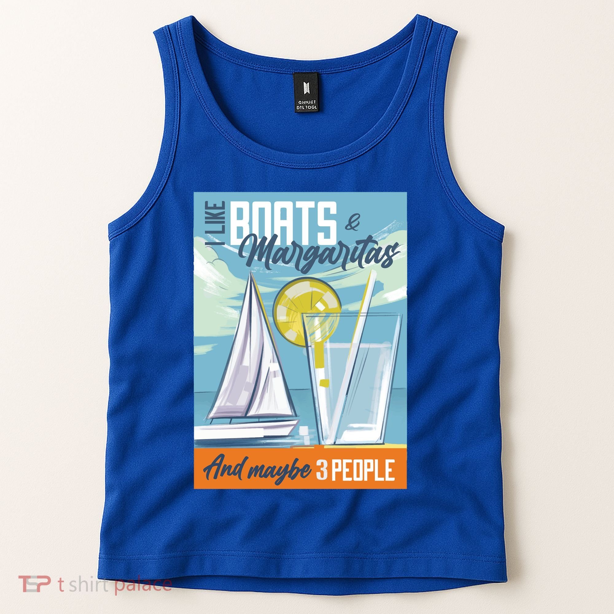 Boats And Margaritas Funny Tank Top