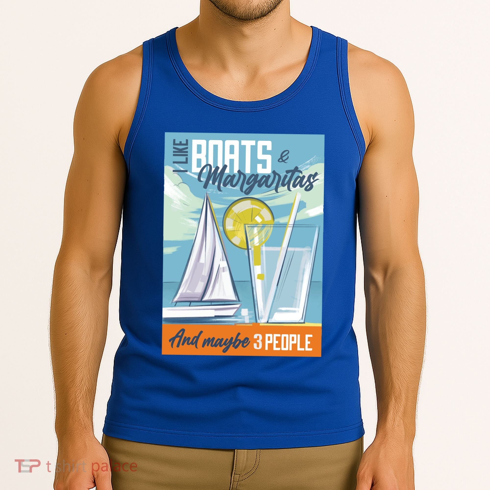 Boats And Margaritas Funny Tank Top