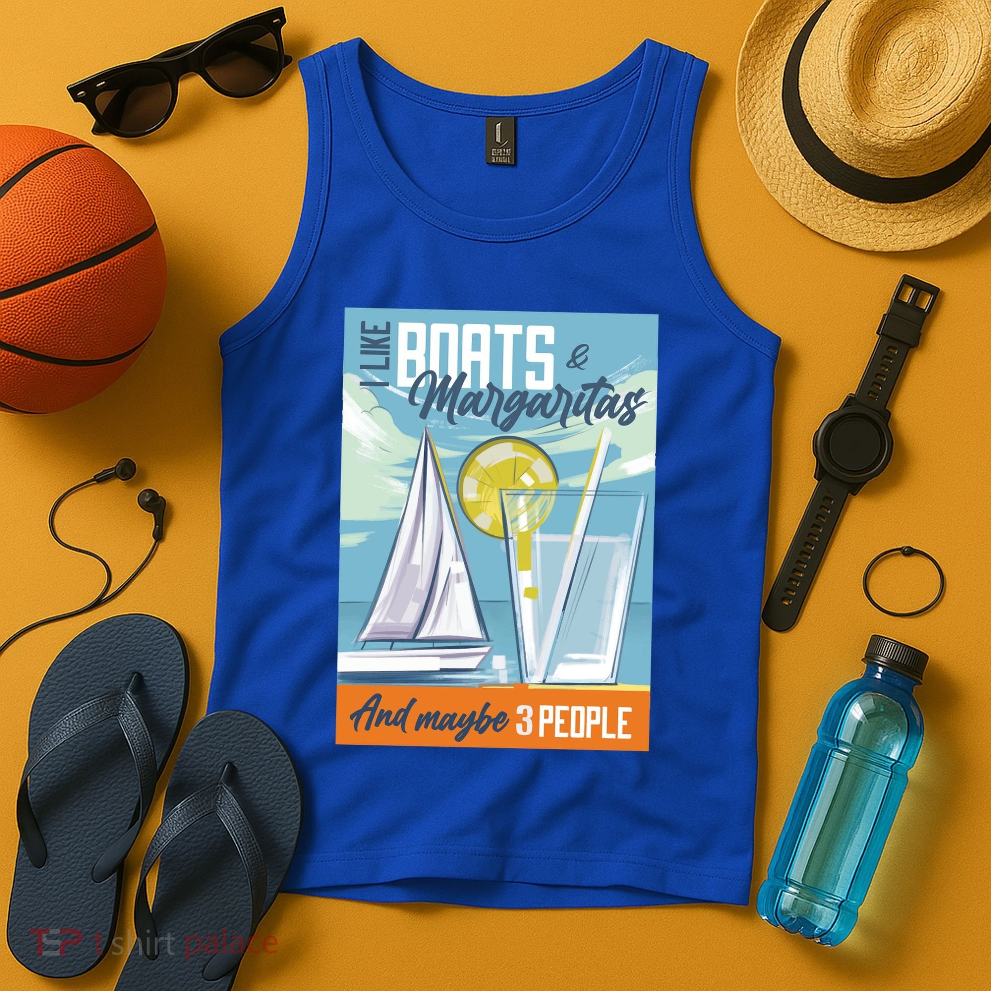 Boats And Margaritas Funny Tank Top