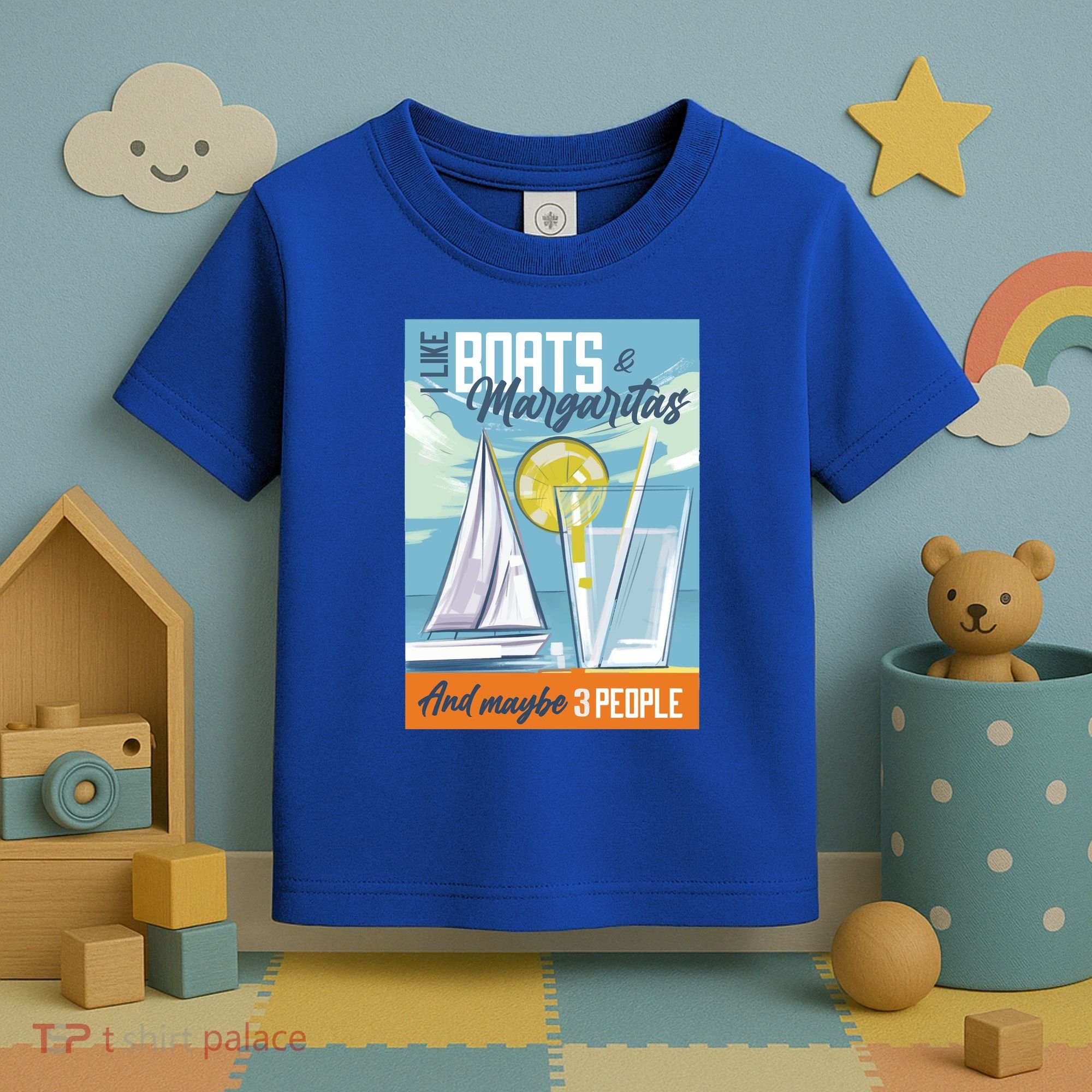 Boats And Margaritas Funny Toddler T-Shirt