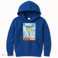 Boats And Margaritas Funny Kids Hoodie thumb 0