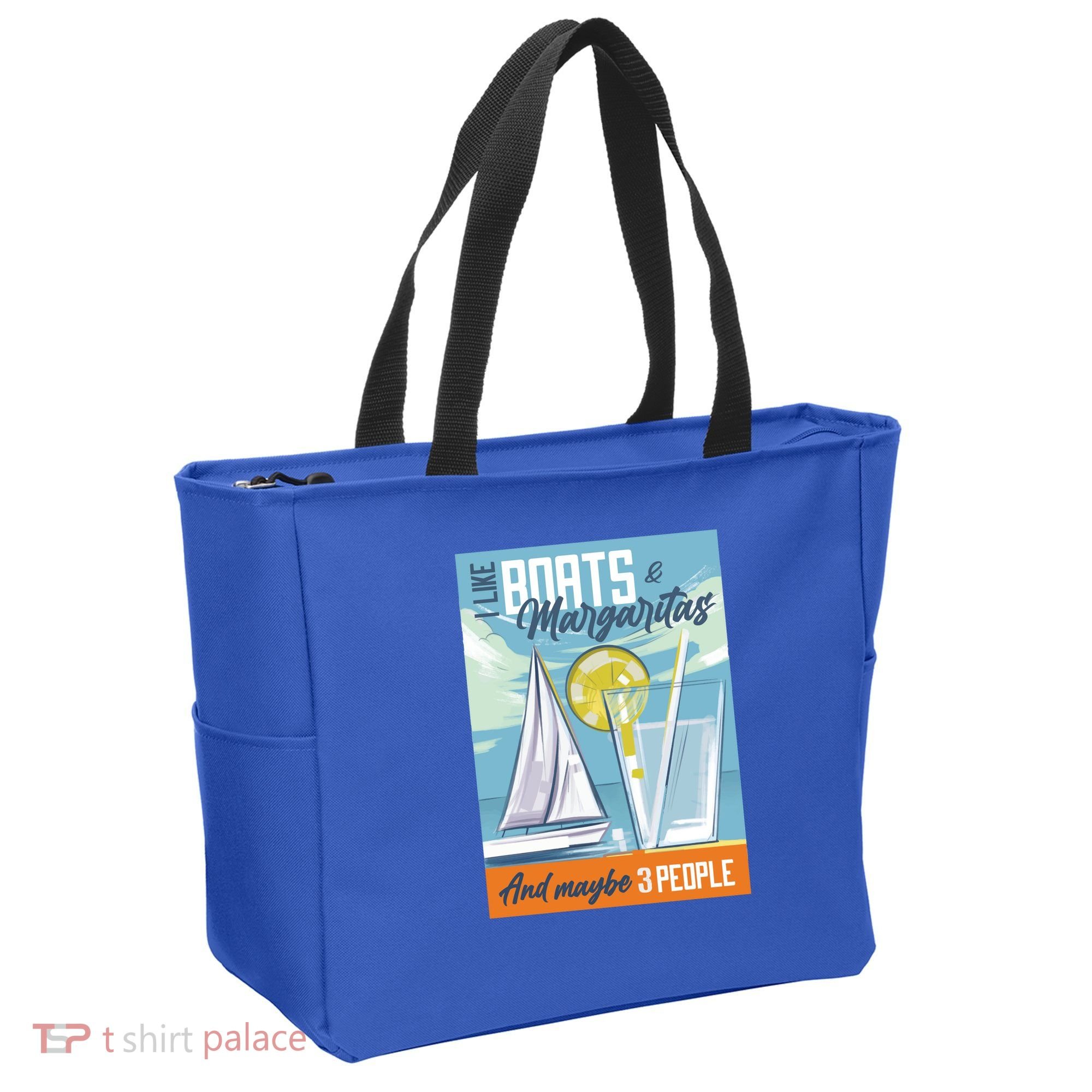 Boats And Margaritas Funny Tote Bag
