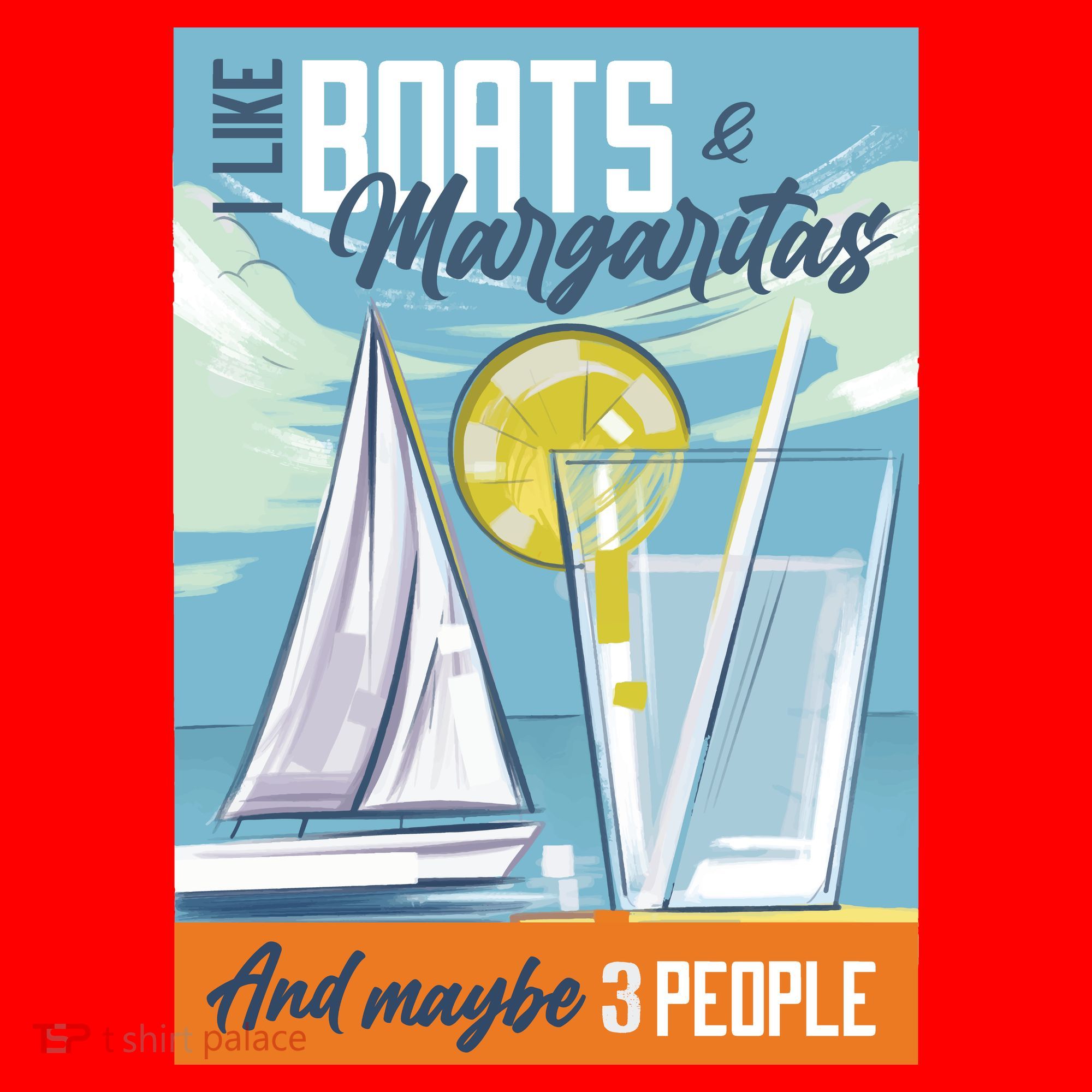 Boats And Margaritas Funny Santa Hat