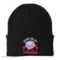 Books Are My Valentine Librarian Book Valentines Day Wo Beanie thumb 0