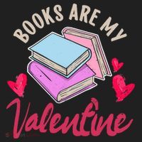 Books Are My Valentine Librarian Book Valentines Day Wo Beanie thumb 2