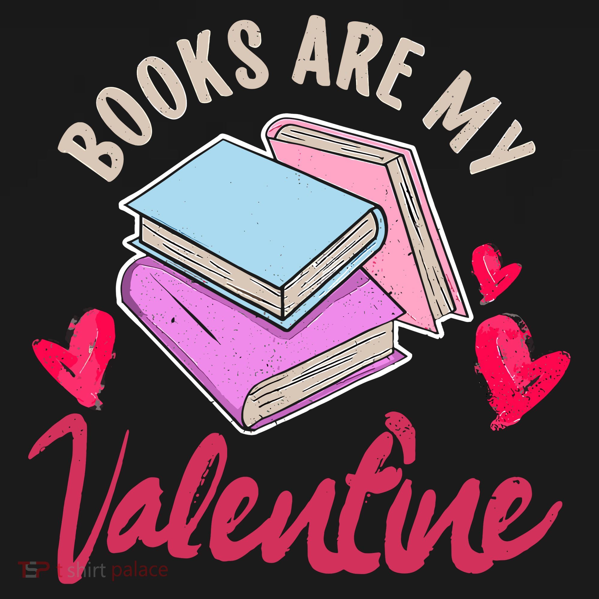 Books Are My Valentine Librarian Book Valentines Day Wo Women's Hoodie