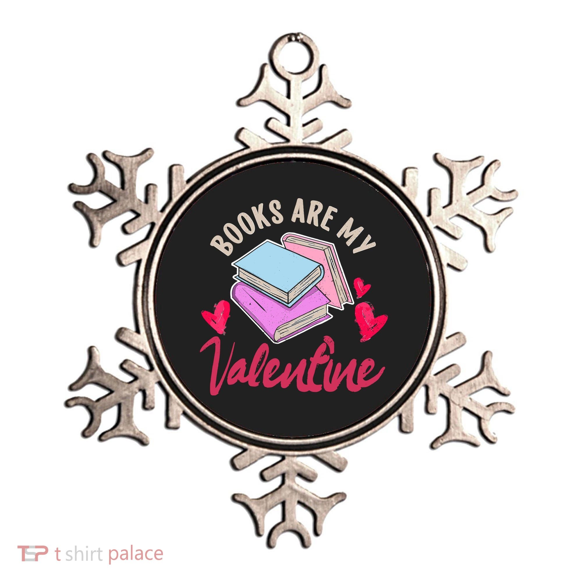 Books Are My Valentine Librarian Book Valentines Day Wo Ornament