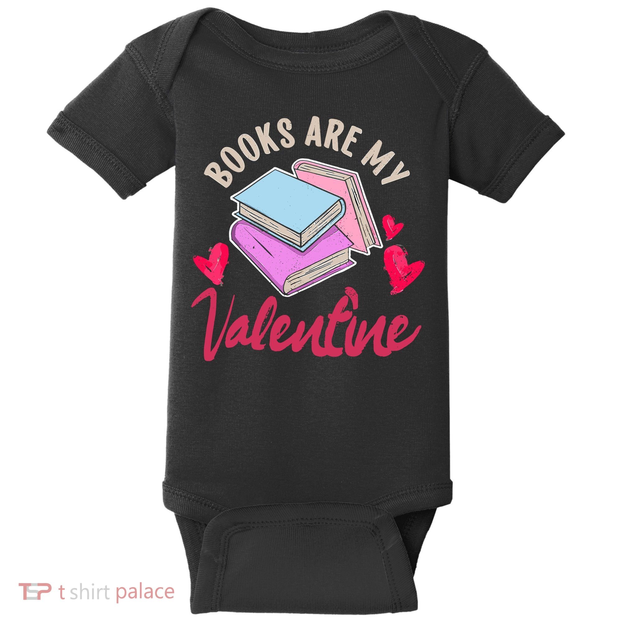 Books Are My Valentine Librarian Book Valentines Day Wo Baby Bodysuit