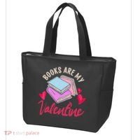 Books Are My Valentine Librarian Book Valentines Day Wo Tote Bag thumb 3