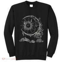 Bohemian Aesthetic Moon Sun Astrology Science Astronomy Sweatshirt thumb 0