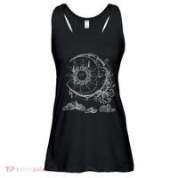 Bohemian Aesthetic Moon Sun Astrology Science Astronomy Ladies Essential Flowy Tank thumb 0