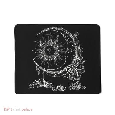 Bohemian Aesthetic Moon Sun Astrology Science Astronomy Mousepad