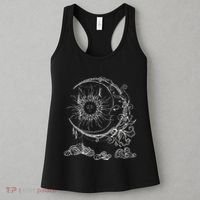 Bohemian Aesthetic Moon Sun Astrology Science Astronomy Women's Tank Top thumb 3