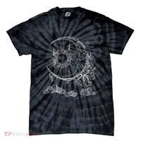 Bohemian Aesthetic Moon Sun Astrology Science Astronomy Tie-Dye T-Shirt thumb 0