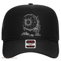Bohemian Aesthetic Moon Sun Astrology Science Astronomy Hat thumb 0