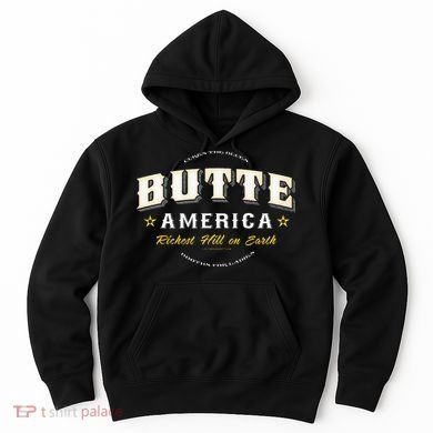 Butte America Montana Copper Miner Mining Hoodie