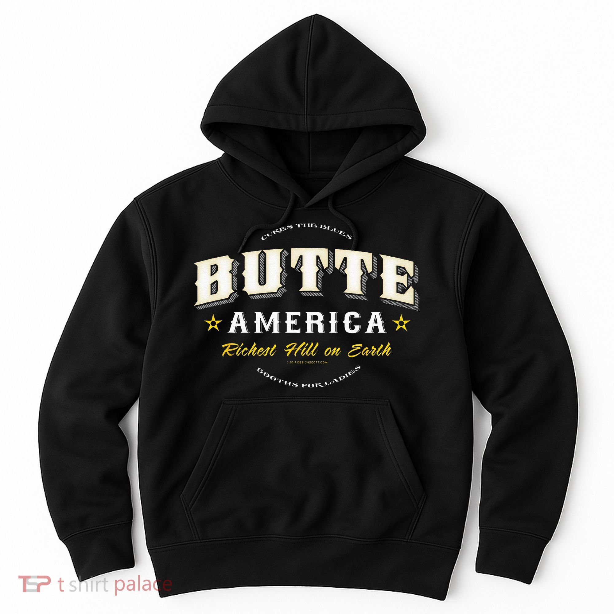 Butte America Montana Copper Miner Mining Hoodie