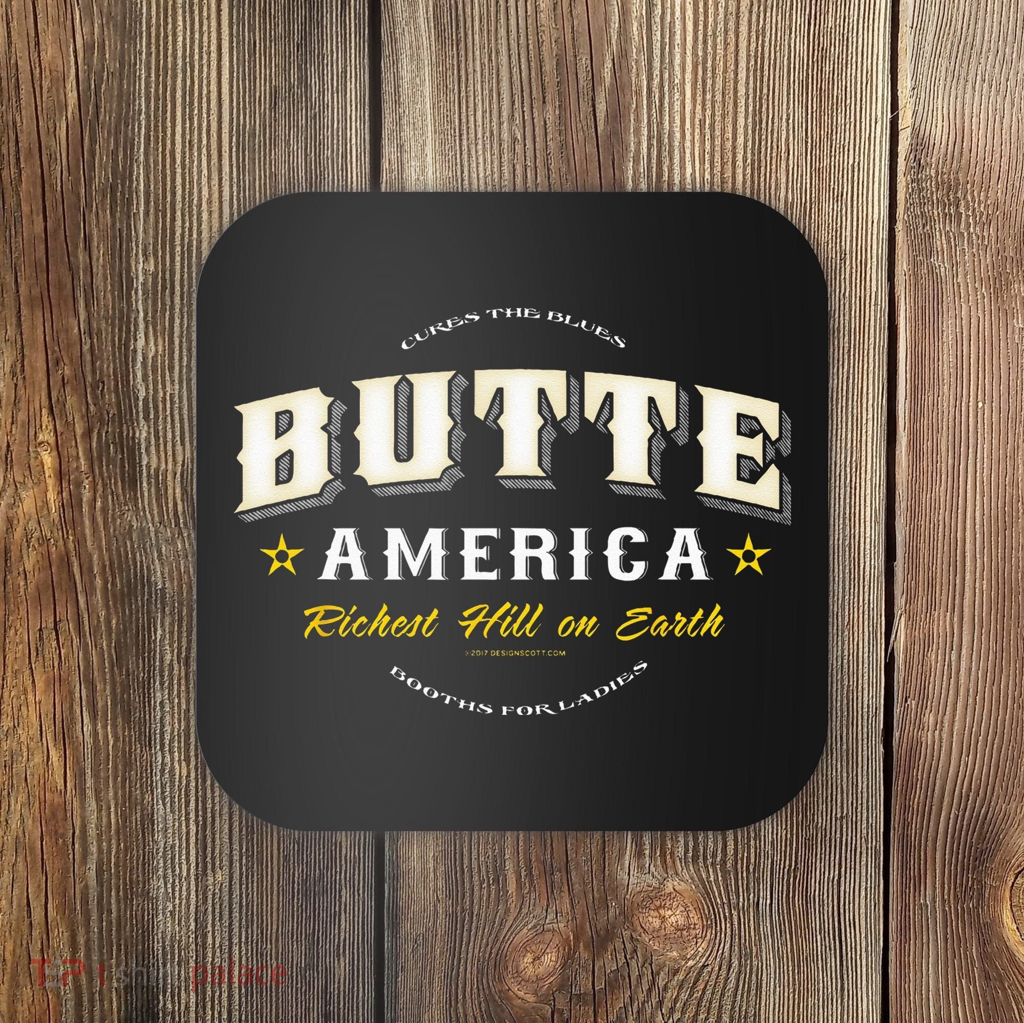 Butte America Montana Copper Miner Mining Coaster
