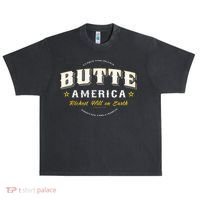 Butte America Montana Copper Miner Mining Urban Oversized Heavyweight T-Shirt thumb 0